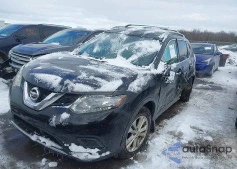 2016 Nissan Rogue Sv z USA, uszkodzony, nr VIN 5N1AT2MV0GC742898